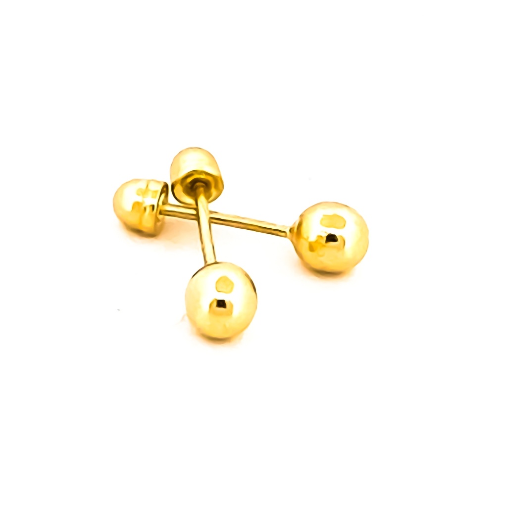 BROQUEL BOLA 1 (Oro amarillo 10kt)